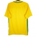 Brazílie 2016 Retro Domácí Dres Yellow Krátký Rukáv